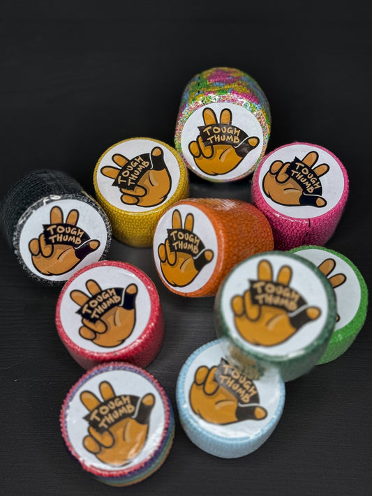 Thumb Tape Multipakke 3 - 12 stk. - Tough ThumbTough Thumb3 stk.redThumb Tape